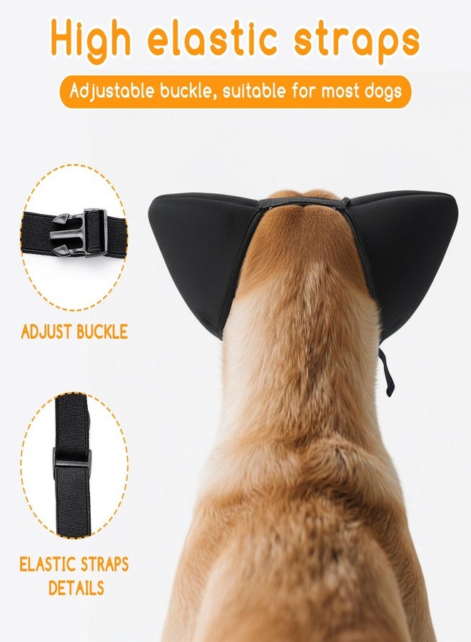 SilTriangle Dog Ear Muffs for Noise Protection, Noise Cancelling Ear Covers, Dog Headphones, Waterproof Doggie Ears Plug for Drying, Bathing, Keep Bugs and Water Out, Quiet Ears from Thunder Firework Weeder - Image 3